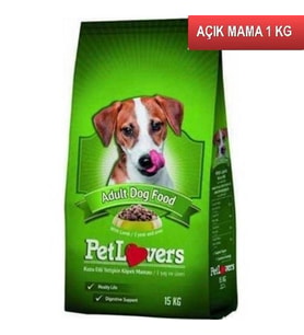 Pet Lovers Kuzulu Yetişkin Köpek Maması 1 Kg AÇIK