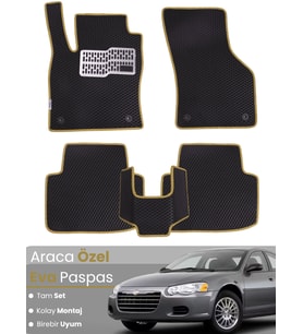 CHRYSLER SEBRİNG (2007-2010) Uyumlu EVA Paspas Tam Set–Araca Özel,Su Geçirmez,Kolay Montaj
