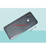 Tkgz - Oppo Realme C21 FULL KASA Arka Kapak Batarya Kapağı - SİYAH
