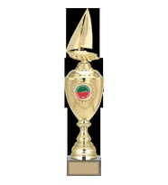ODAK KUPA - Figürlü Kupalar - Yelken Figürlü Kupalar FG-079 B - 51 cm