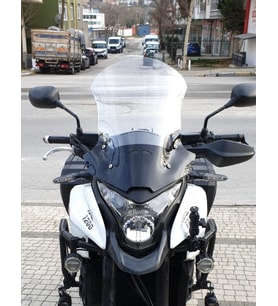 MOTOCAM Honda VFR 1200 Ön Cam 2012-2015 Model 50cm Şeffaf Renkli 4mm