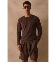 Erkek Uzun Kollu Bisiklet Yaka Oyşo Kumaş Regular Fit Tişört