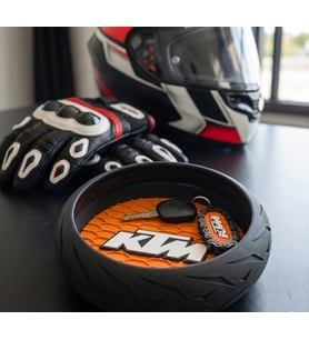 KTM Motosiklet Tutkunlarına Özel Lastik Tasarımlı Masaüstü Anahtarlık Kasesi