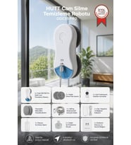 Hutt Çift Döner Başlıklı Akıllı Dikey Yüzey ve Cam Temizleme Robotu DDC55 Pro Beyaz