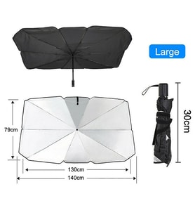 Araba Güneş Gölge Koruyucu Şemsiye Oto Ön Cam Güneşlik(145cm*79cm)
