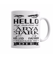 MY NAME IS ARYA STARK    Kupa Bardak Porselen