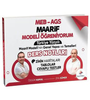 2025 MEB AGS Maarif Modeli Öğreniyorum Türkiye Yüzyılı Maarif Modelinin Genel Yapısı ve Temelleri Ders Notları Dizgi