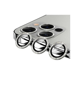 Apple iPhone 11 Pro Uyumlu Zore CL-06 Kamera Lens Koruyucu (Gümüş)