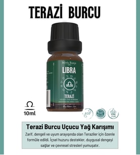 Terazi Burcu - Libra, Uçucu Yağ Karışımı, 10ml