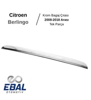 Citroen Berlingo Krom Bagaj Çıtası 2008-2018 P.Çelik