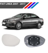 Otozet - Fiat Linea Sağ Dış Ayna Camı Yolcu Tarafı Isıtmalı 2007-2017 71740498