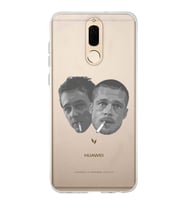 Huawei Mate 10 Lite Uyumlu Fight Club Desenli Şeffaf Telefon Kılıfı