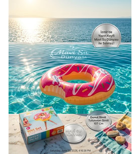 Donut Simit Tutunmalı Simit 107 Cm