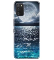 Kılıfland Samsung Galaxy A02S Kılıf Desenli Silikon Resimli Kapak Great Moon Kılıf 1301
