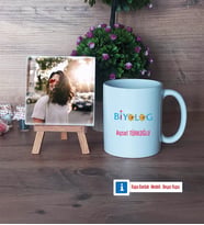 Biyolog Fotoğraflı Dekoratif Taş, Kupa Bardak Beyaz HediyeBiyologa Hediye (Model 1)