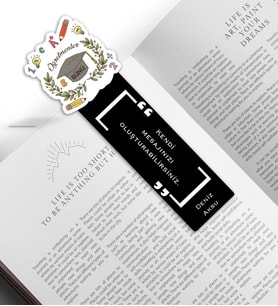 BK Gift Kişiye Özel İsimli Öğretmenler Günü Tasarımlı Ahşap Kitap Ayracı - 3, Öğretmene Hediye, Öğretmenler Günü
