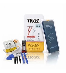 Tkgz - Oppo Reno 4 LİTE Uyumlu Lcd Ekran Dokunmatik Wandey A Kalite TFT Lcd + B-7000 + Tamir Kiti