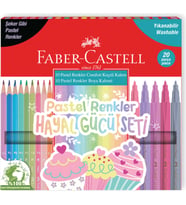 Faber-Castell Hayal Gücü Seti Pastel Renkler 20'li