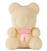 Teddy Pearl Bear - Beyaz İnci Ayıcık