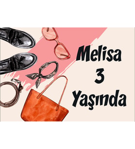 Alışveriş Temalı Doğum Günü Afişi 35X50 cm