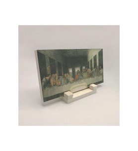 Son Akşam Yemeği (Leonardo da Vinci, 149’lar) Baskılı Taş Masaüstlük 10X20