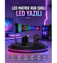 Rgb Led Panel Renkli Işık Efektli Dekoratif Aydınlatma
