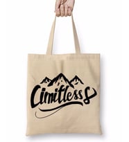 Cimitless Limitless Logo Preto Bez Çanta Uzun Saplı