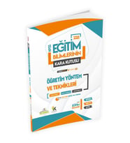Eğitim Bilimlerinin Kara Kutusu ÖĞRETİM YÖNTEM ve TEKNİKLERİ Konu Özetli D.Çözüm