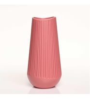Vitale Moleanos Kırmızı Vazo Orta 12*12*25 Cm AK.JL0064