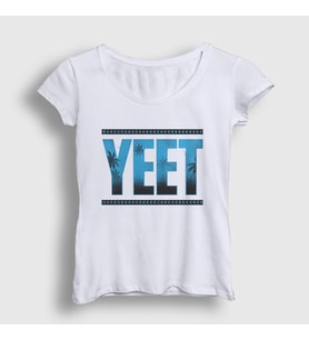 Presmono Kadın Beyaz Yeet Ufc Mma Güreş Jey Uso T-Shirt 505297tt (Beyaz)