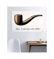 Rene Magritte Bu Bir Pipo Değildir Kanvas Tablo Ev Oda Dekorasyon