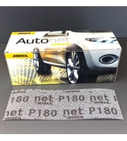 MIRKA ZIMPARA EPOKSİ OTOMOTİV TEKNE AUTONET TEL ELEK ZIMPARA 180 KUM CIRTLI 70 X 198 MM  50 ADET (Altın-Beyaz)