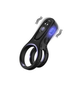 PRIME TOYS Rinse Şarjlı Güçlü Titreşimli Su Geçirmez Klitoris Uyarıcı Testis ve Penis Yüzüğü