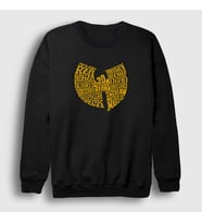 Presmono Unisex Siyah Logo V2 Wu Tang Clan Sweatshirt 303809tt
