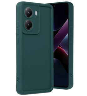 Poco X7 Viera Silikon - Koyu Yeşil