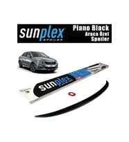 SUNPLEX PEUGEOT 301 Uyumlu SPOİLER PİANO BLACK (ENJEKSİYON BASKI)