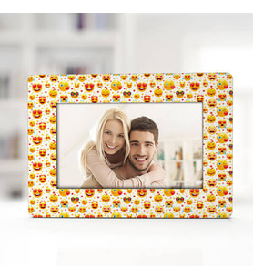 Kişiye Özel Romantik Emojiler Resim Çerçevesi