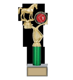 ODAK KUPA - Figürlü Kupalar - At Figürlü Kupalar FG-018 B - 34 cm