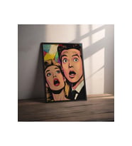 Dekoratif Çerçevesiz Poster Pop Art Çift Çerçevesiz Tablo