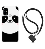 Casper E30 F20 X20 Kılıf Boyun Askılı Silikon Sevimli Panda 1794