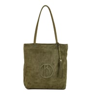 Bilik Deri Suede Kadın Omuz Çantası BLM T-01