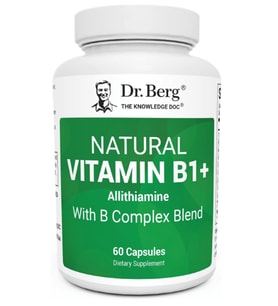 Dr. Berg Natural Vitamin B1+ Allithiamine B Complex 60 Capsul.51.