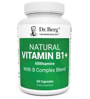 Dr. Berg Natural Vitamin B1+ Allithiamine B Complex 60 Capsul.51.