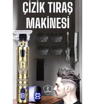 Çizik Tıraş Makinesi Şarjlı Paslanmaz Çelik Bıçaklı Uzun Ömürlü