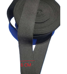 Bel Paça ve Don Lastiği Yassı Geniş Lastik 4cm,5cm,6cm,7 cm,8cm,9cm 1 paket 5 metre (SİYAH, 6CM)