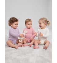 Minidamla Uzun Kol Basic 3'lü set 1-18 Ay Çıtçıtlı Badi - Sarı