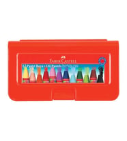 FABER CASTELL 12 RENK ALTIGEN PLASTİK KUTULU PASTEL BOYA