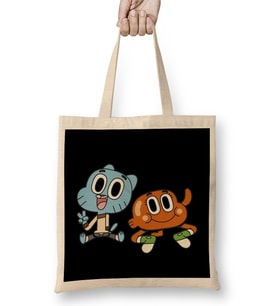 Gumball And Darwin Bez Çanta Uzun Saplı