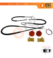 Citroen C3 Pluriel Cabrio 2003-2010 9221P1 9222N9 İçin Elektrikli Ön Sağ veya Sol Cam Kriko Seti