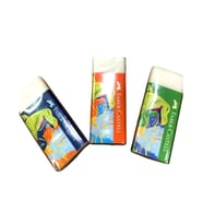 Faber Castell Dino Dust Free Silgi Beyaz - 3 adet